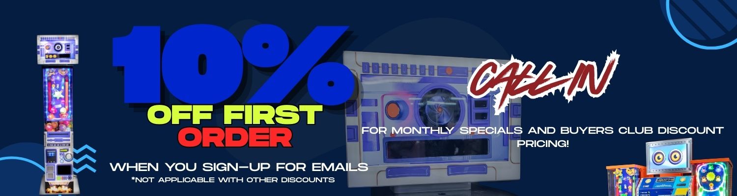 10 percent off Vending Machine Products